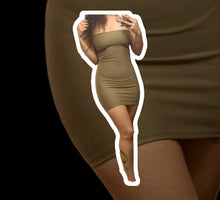 Load image into Gallery viewer, Warm Beige Fitted Dress
