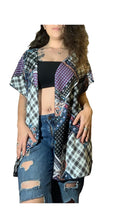 Load image into Gallery viewer, Plaid &amp; Paisley Open Shawl
